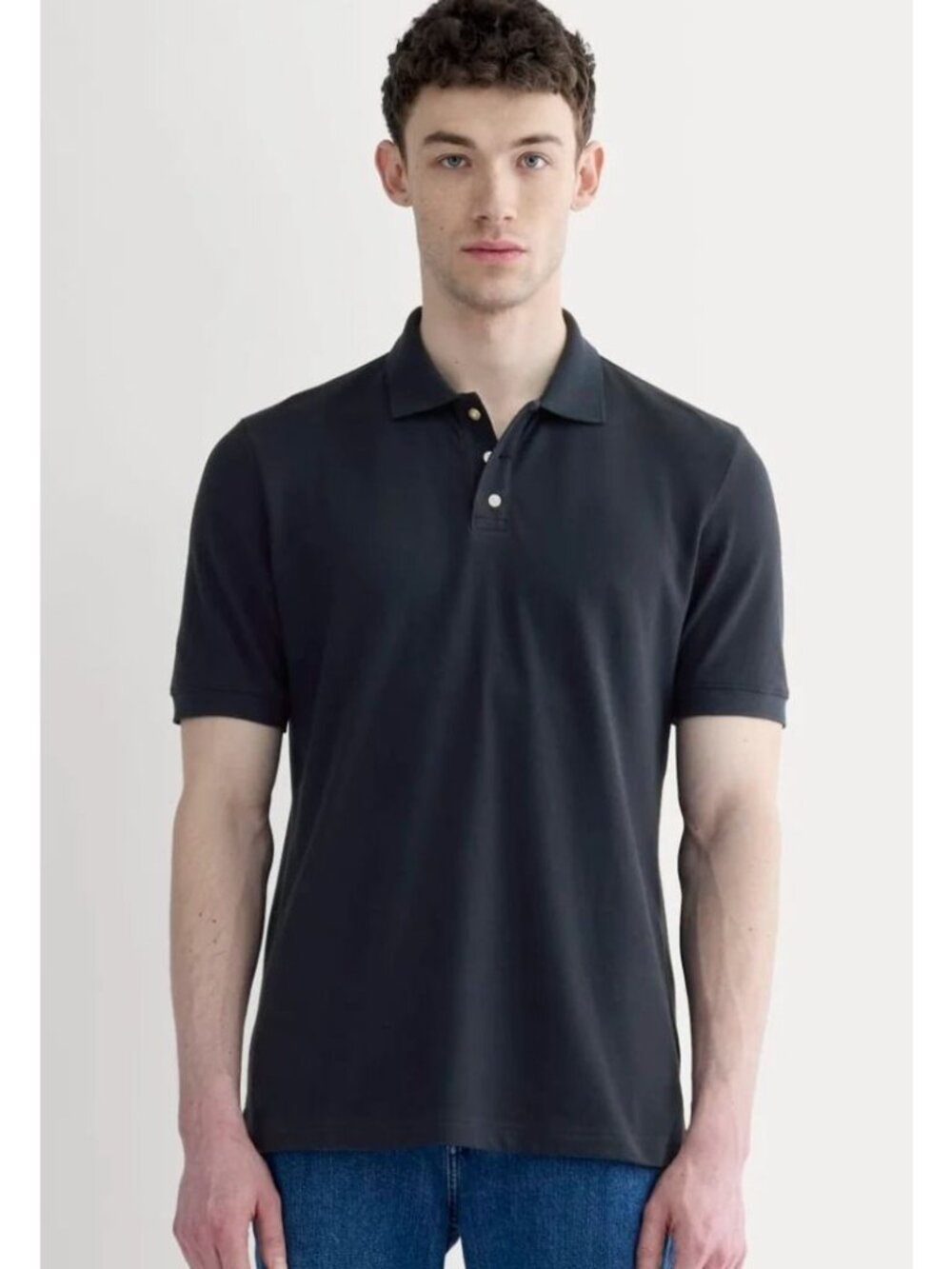 Everalne The Good Earth Pique Polo Men's Size Small Navy Blue New With Tags!